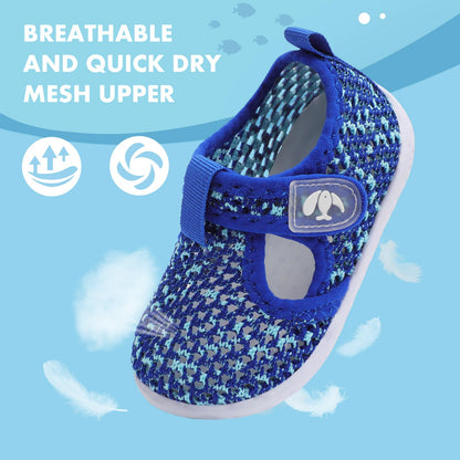 FEETCITY Baby Boys Girls Swim Water Shoes Barefoot Aqua Socks Non-Slip for Beach Pool Toddler Kids Lightweight