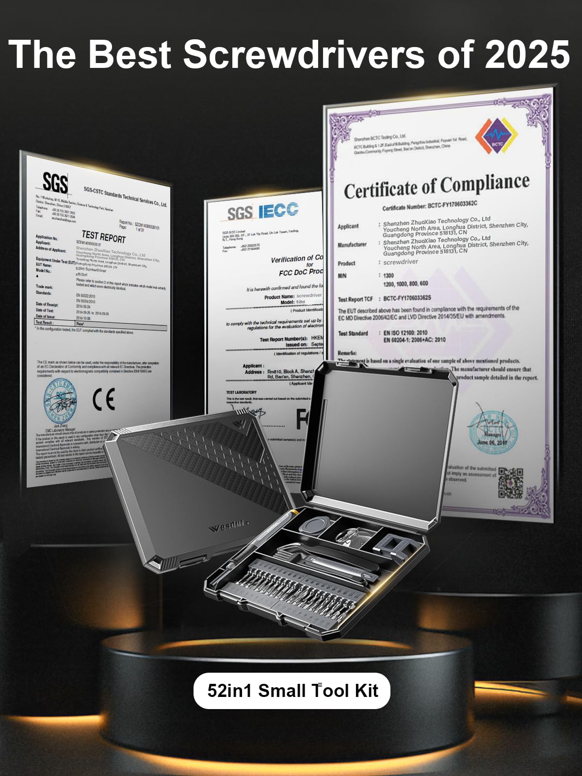 Wesdut 52in1 Precision Screwdriver Set, [Super Durable] Small Repair Kit, PC Accessories, PS5 Cleaning Kit, Tool Sets for Men, Fit MacBook, Computer, Laptop, Watch, PS4, Xbox, Eyeglass, Console More