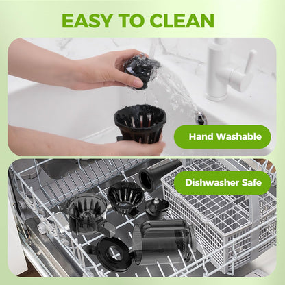 Cold Press Juicer Machines, Juicer Machines for Whole Fruits and Vegetables, Masticating Juicers, High Juice Yield, BPA Free