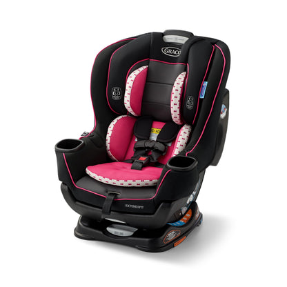 Graco Extend2Fit Convertible Baby Car Seat, Rear and Forward Facing, Adjustable Extension Panel for Extra Legroom, Kenzie
