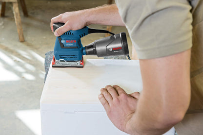 BOSCH GSS20-40 Orbital Finishing Sander 1/4-Sheet, 2 Amp, 12000 OPM with Dust Collector