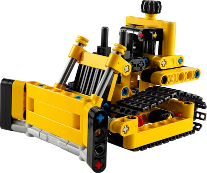 LEGO Technic Heavy-Duty Bulldozer Building Set, Kids’ Construction Toy, Vehicle Gift for Boys and Girls Ages 7 and Up, 42163