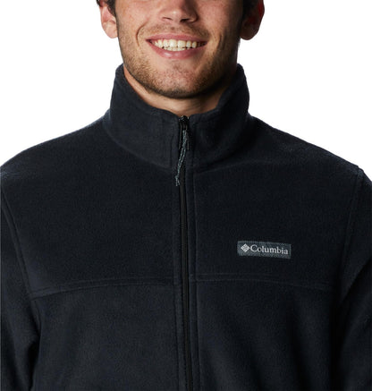 Columbia Men's Steens Mountain 2.0 Full Zip Fleece Jacket, Black, Small