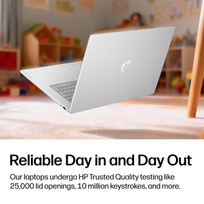 HP OmniBook 3 17.3 inch Laptop PC, FHD Display, Intel Core Ultra 5 225U, 8 GB RAM, 512 GB SSD, Intel Graphics, Windows 11 Home, Glacier Silver, 17-dg0099nr