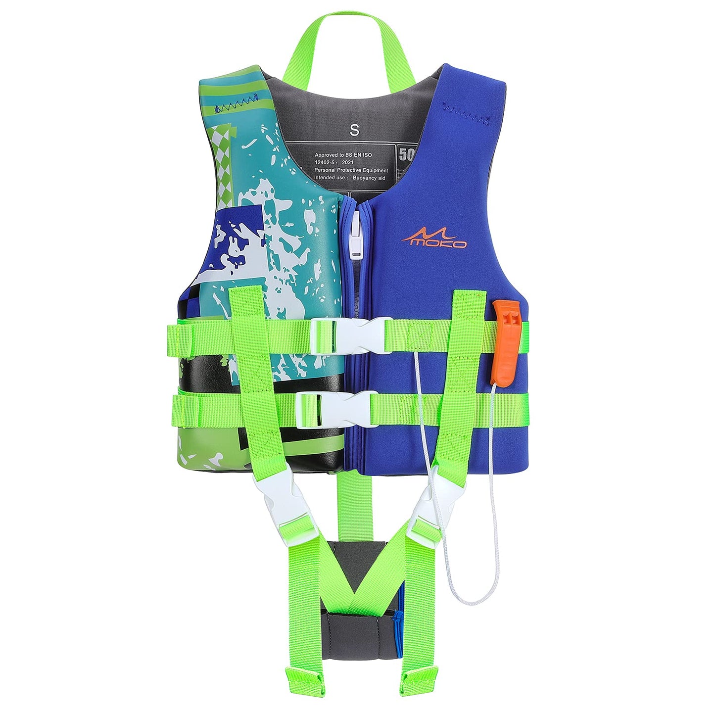MoKo Swimming Vest for Kids 17.6-77 lbs, Clearance Children Swim Vests Water Activity Equipment Cute Pattern Watersports Swimming Device for Toddlers Boys Girls, S/M/L Size