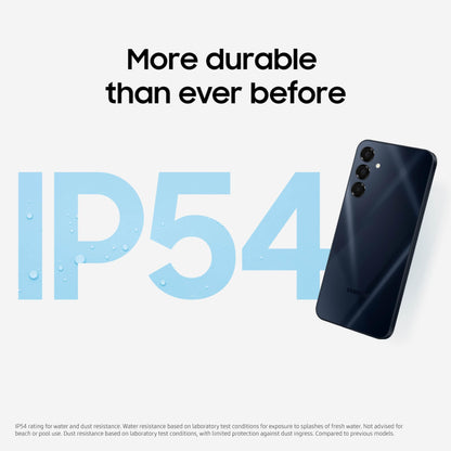 Samsung Galaxy A16 5G A Series, Unlocked Android Smartphone, Large AMOLED Display, Durable Design, Super Fast Charging, Expandable Storage, 5G Connectivity, US Version, 2025, Blue Black