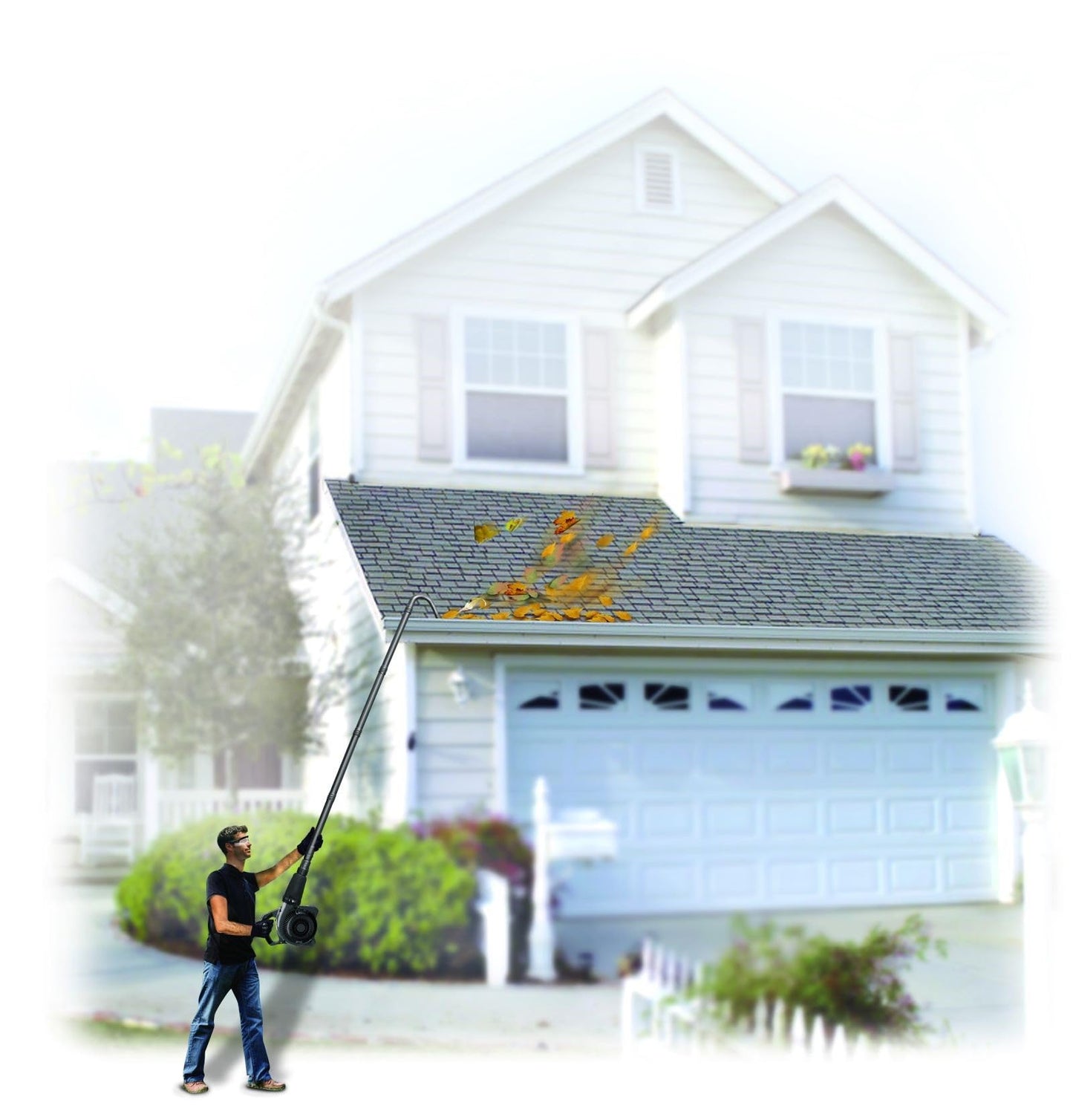 WETOOLPLUS Gutter Cleaning Kit Compatible with Worx Cordless Leaf Blower WG545/WG565/WG575 & Worx Nitro 20V LEAFJET Leaf Blower WG543