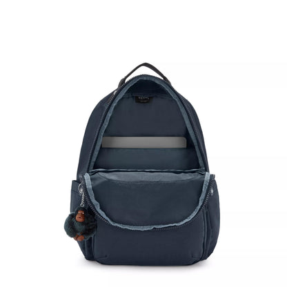 Kipling Women's Seoul 15" Laptop Backpack, Durable, Roomy with Padded Shoulder Straps, Built-In Protective Sleeve