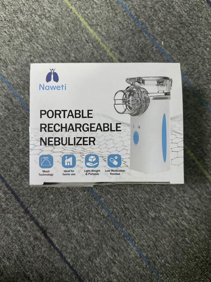 Portable Nebulizer - Nebulizers, Rechargeable Nebulizer Machine for Adults and Kids, Ultrasonic Nebulizer with Two Modes & Self-Cleaning Function for Breathing Problems, FSA and HSA Eligible