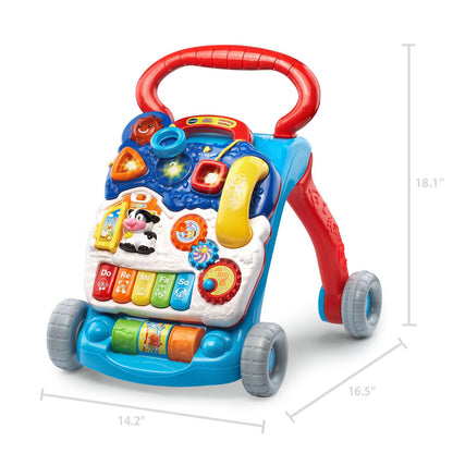 VTech Sit-to-Stand Learning Walker (Frustration Free Packaging), Blue