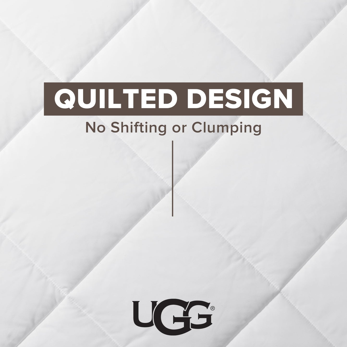 UGG Danielle Full/Queen Comforter Duvet Insert Cooling Lightweight Down Alternative Hypoallergenic Washable Quilted Fluffy Comforter Blanket with Corner Tabs for Duvet Cover, Full/Queen, Bright White