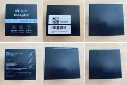 SleepO2 Wrist Recording Pulse Oximeter by EMAY | Continuous Pulse Oximeter to Record Blood Oxygen Saturation and Pulse Rate Overnight | Export Sleep Report & Raw Data