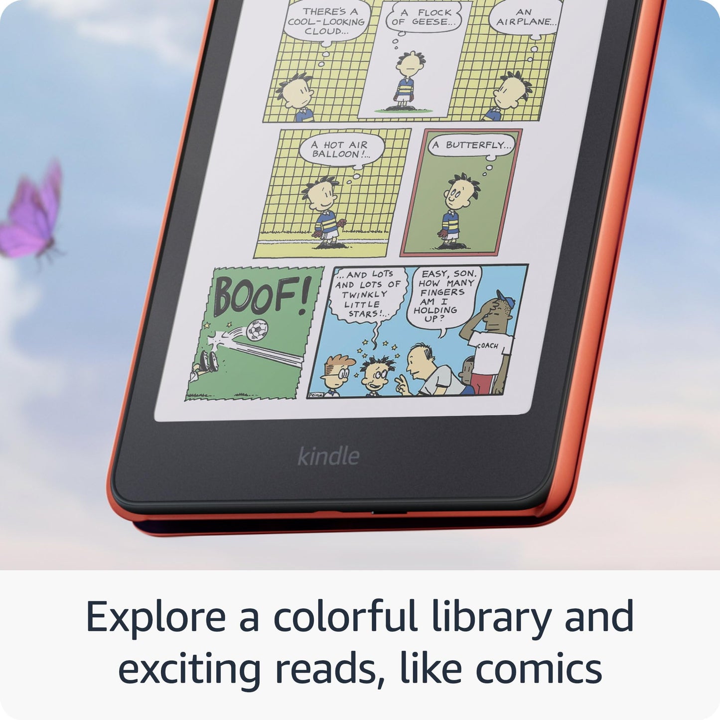 Amazon Kindle Colorsoft Kids 16GB (newest model) – First Kindle for kids in color, with cover - Fantasy River