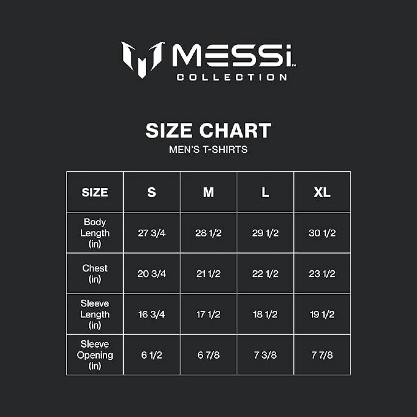 MESSI Men's Lifestyle Short Sleeve T-Shirt, Standard Fit Graphic Tee, Cotton Jersey Knit, Heather Grey