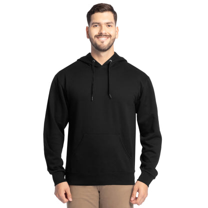 Fruit of the Loom Men's Eversoft Fleece Sweatshirts & Hoodies, Pullover-Black, X-Large