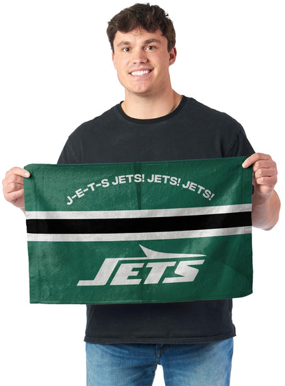 NORTHWEST New York Jets NFL Team Arch Slogan Rally Towel, 15 x 18 inches