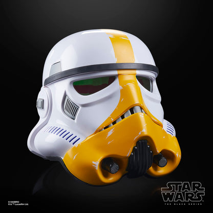 STAR WARS The Black Series The Mandalorian Artillery Stormtrooper Premium Electronic Helmet, Roleplay Collectible, Ages 14 and Up