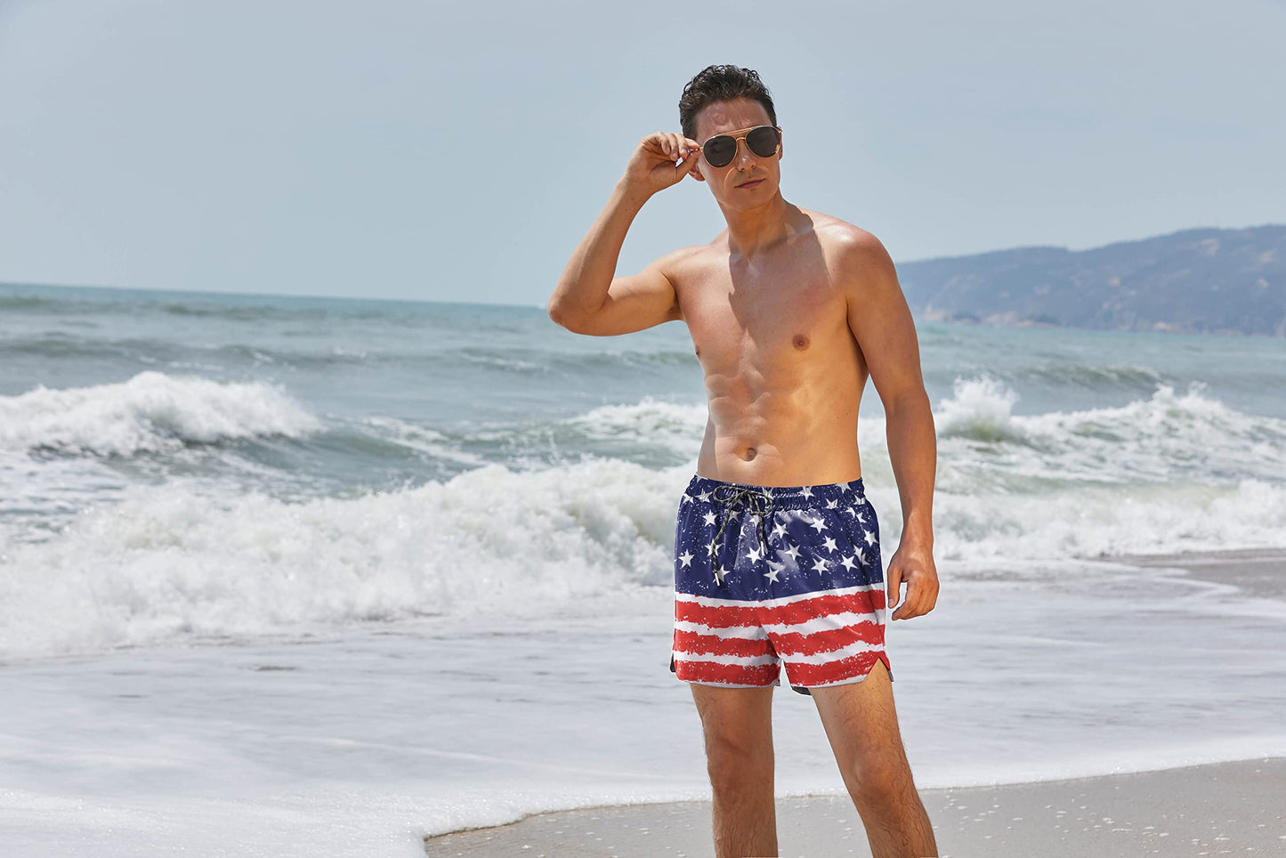 COOFANDY Men's Bathing Suit Trunks Swimwear Swimsuit Beach Britches Quick Dry Swim Board Shorts