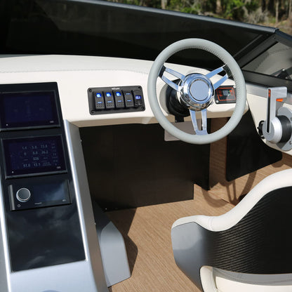 Nilight Waterproof Rocker Switch Toggle ON/Off/ON DPDT 7Pin 12V 24V Jumper Wires Winch Pump for Cars Trucks Caravans Boats RV SUV ATV UTV