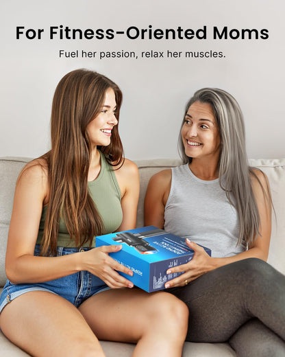 RENPHO Thermacool Massage Gun Deep Tissue with Heat and Cold Head, Mothers Day Gifts, FSA HSA Eligible, Handheld Muscle Massager with Carry Case, Body Masajeador for Men Women Athletes, Active