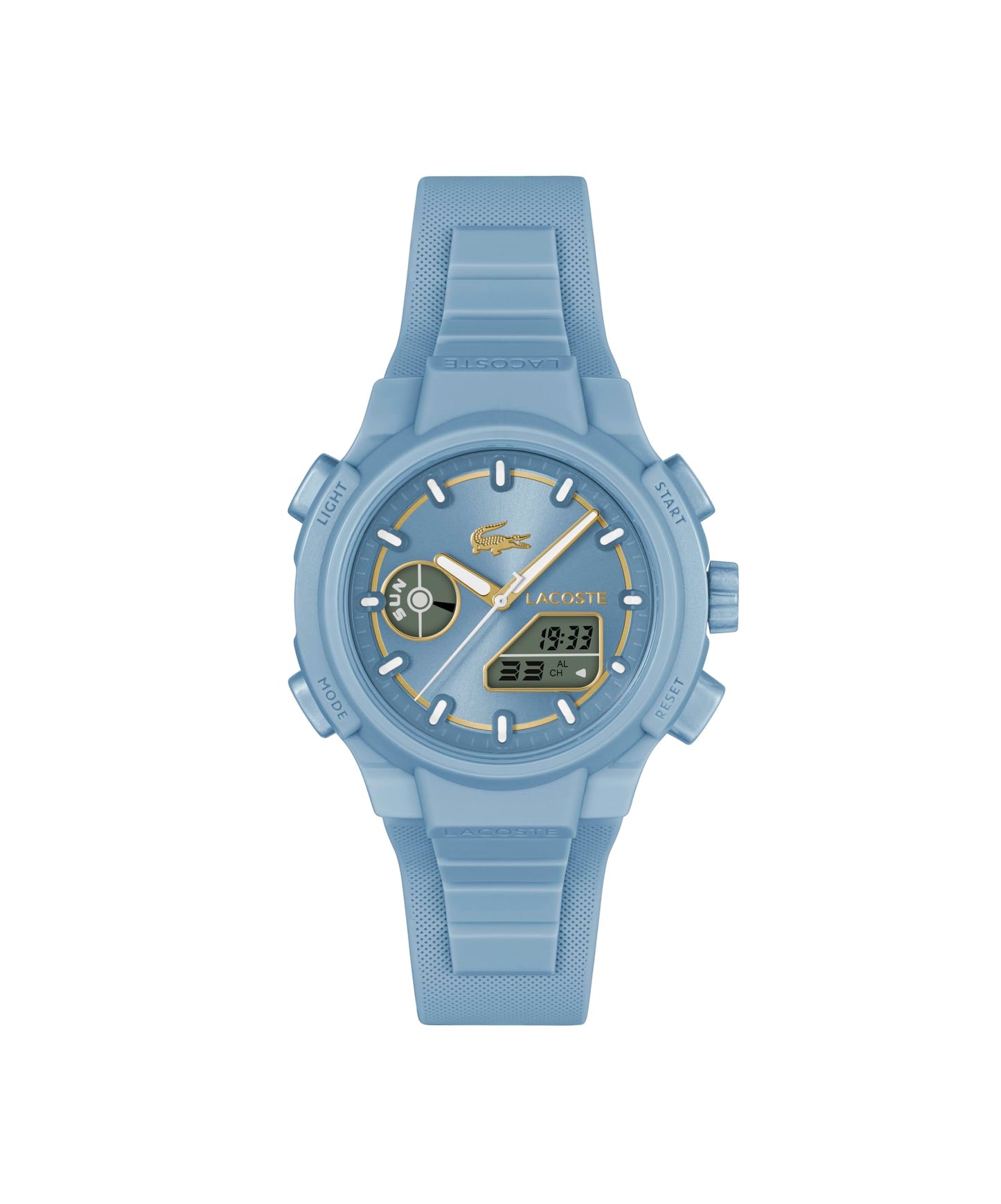 Lacoste LC33 Women's Analog Digital Watch, Silicone Strap, Contemporary, Sporty - Premium Fashion Timepiece - Gift for Her, 40mm