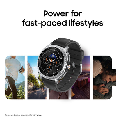 Samsung Galaxy Watch 8 Classic (2025) 46mm Bluetooth Smartwatch, Cushion Design, Rotating Bezel, Quick Button, Sleep Coaching, Running Coach, Energy Score, Black [US Version, 2 Yr Warranty]