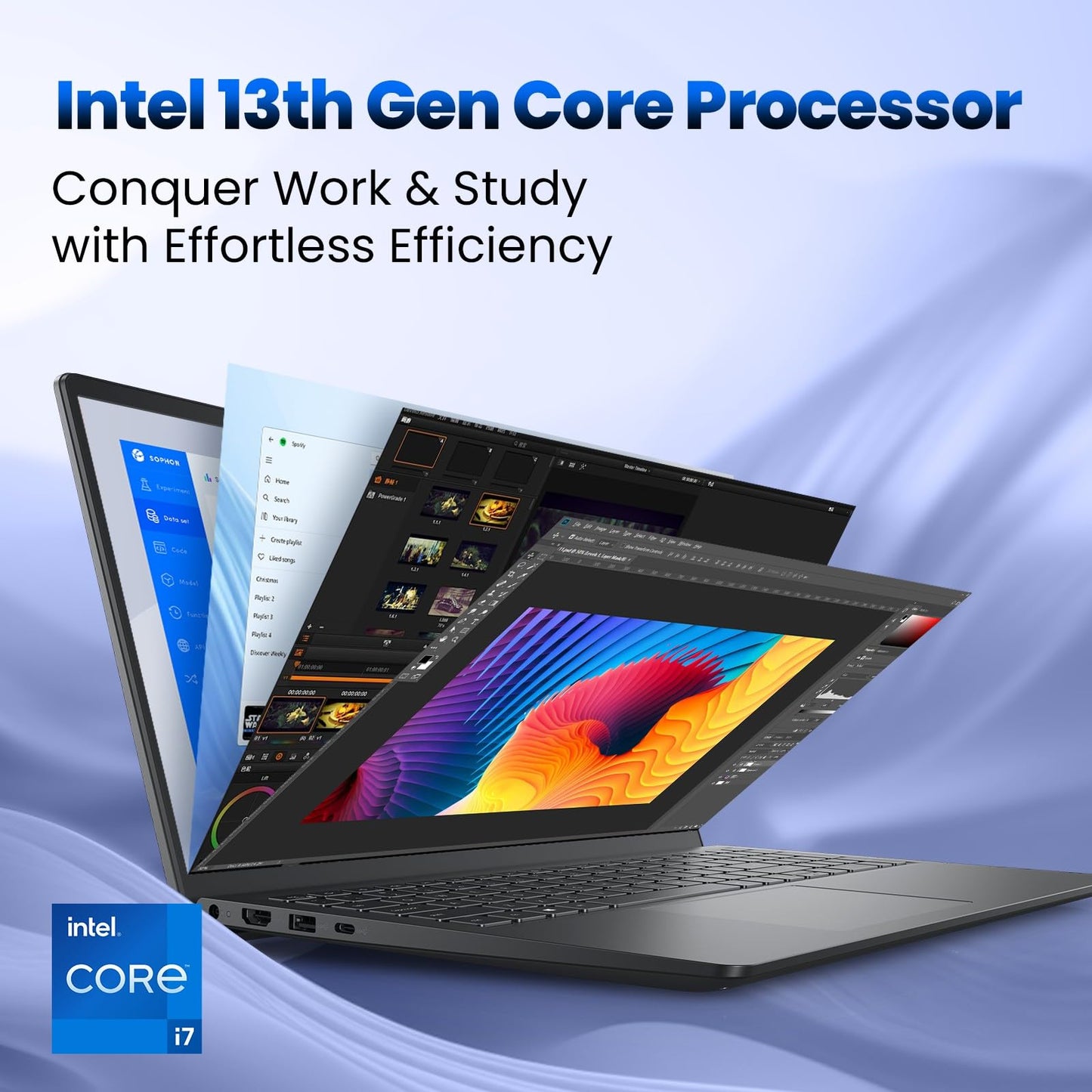 Dell Inspiron 15 Touchscreen Laptop - 15.6" Anti Glare FHD Display - 13th Gen Intel Core i7-1355U - 32 GB RAM - 1 TB SSD - Windows 11 Pro - Office Pro 2024 Lifetime - w/Hoouwrd Accessories