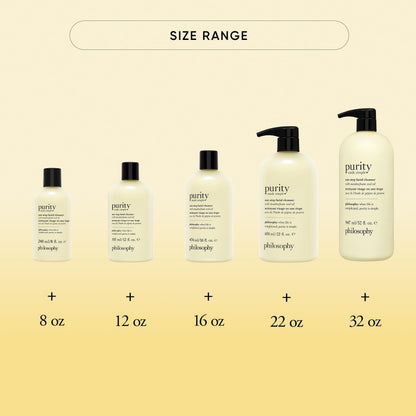 philosophy purity made simple facial cleanser 16 fl oz