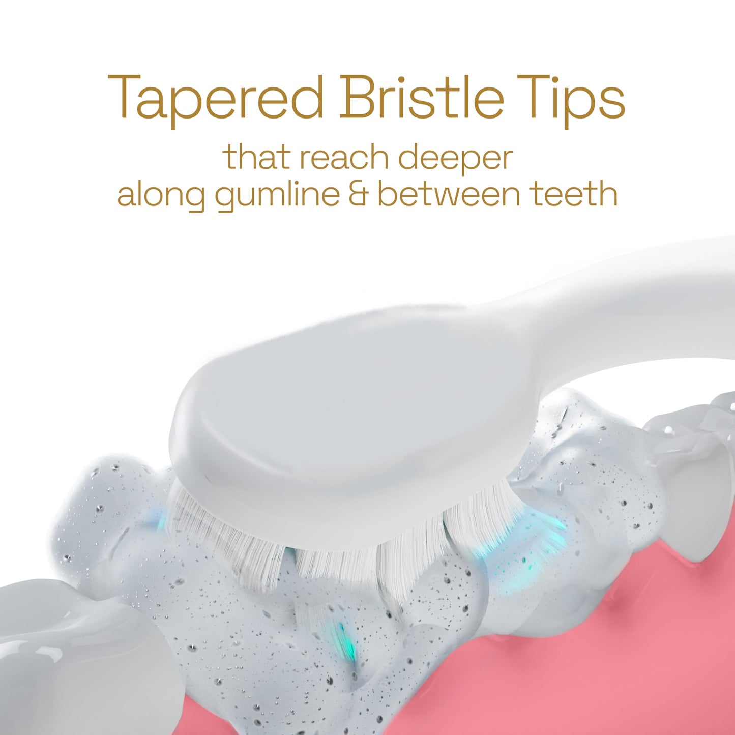 Colgate Total Battery Powered Toothbrush, 1 Pack, Soft Bristled Battery Toothbrush for Adults, Includes 2 AAA Batteries and Built in 2 Minute Timer, Sensitive and Regular Brushing Modes, White