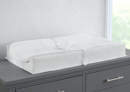 Serta Perfect Sleeper 2-in-1 Deluxe Pillow Top Changing Pad & Portable Changing Mat, White