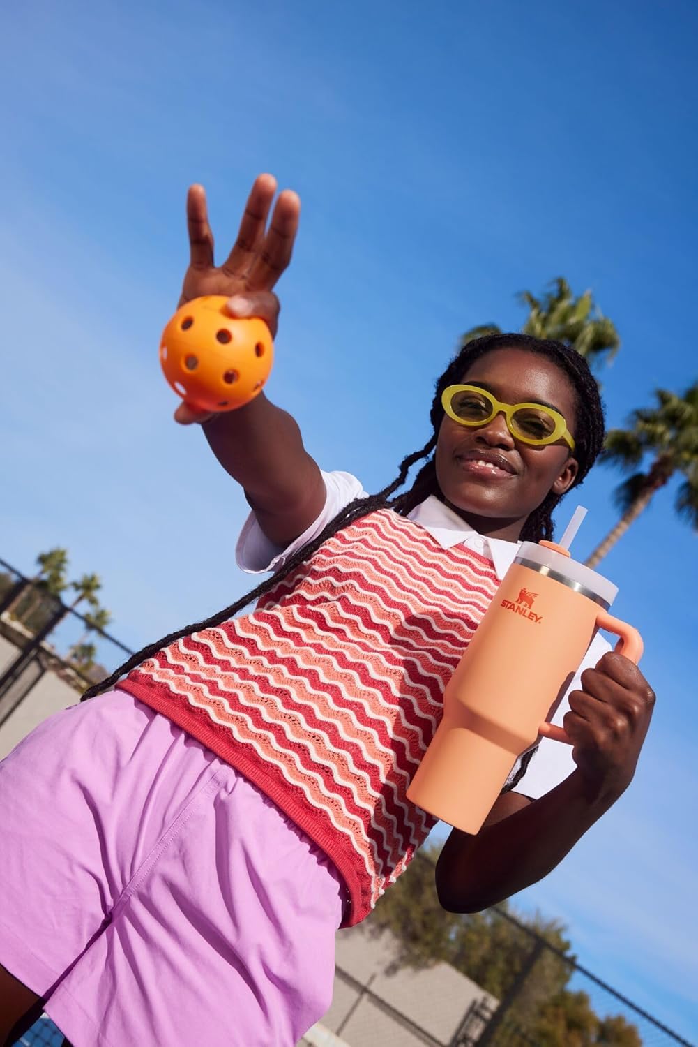 Stanley Quencher H2.0 Tumbler with Handle and Straw 30 oz | Flowstate 3-Position Lid | Cup Holder Compatible for Travel | Insulated Stainless Steel Cup | BPA-Free | Nectarine