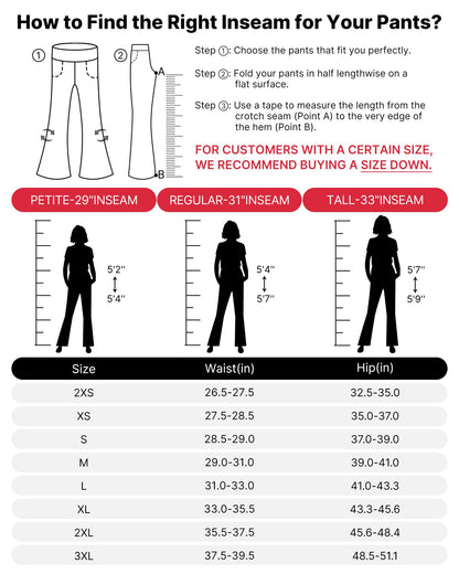 G4Free Wide Leg Pants Woman Yoga Pants with Pockets Loose Casual Palazzo Fashion Sweatpants Stretch Dress Work Clothes(Black,XXL,31")