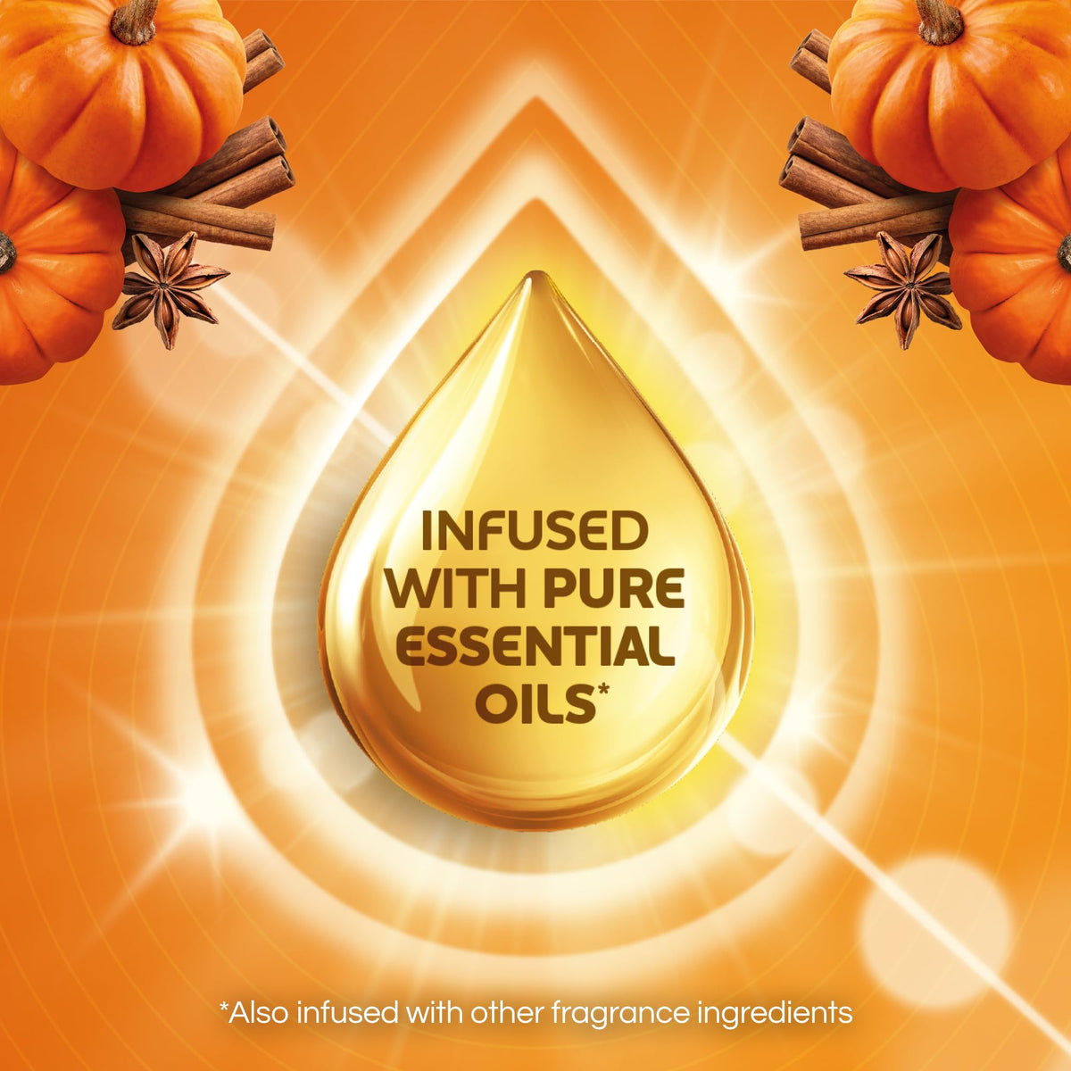 Air Wick Plug-In Scented Oil Refills, Pumpkin Spice, Fall Decor, 6 Count