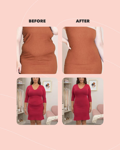 SHAPERMINT Shapewear for women - High-Waisted Shapewear Tummy Control Shorts, Faja Body Shaper, Underwear for Women Nude