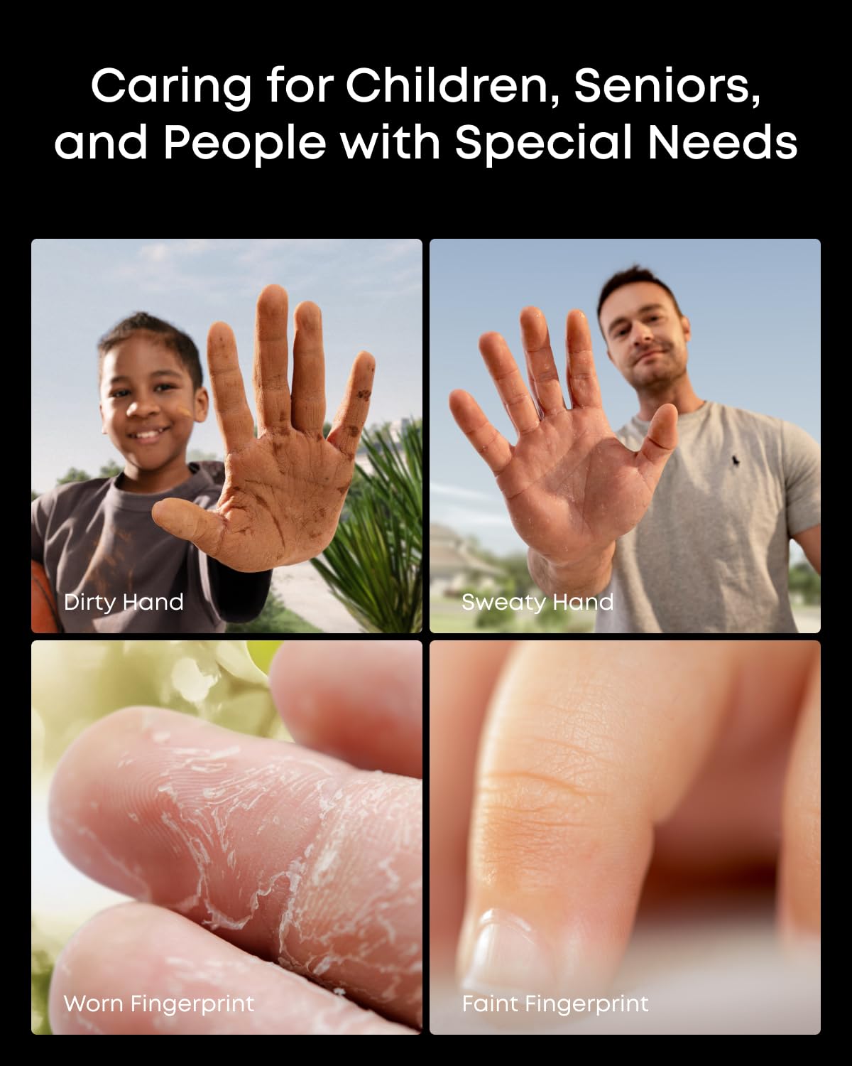 eufy FamiLock S3 Max, Smart Lock with Palm Vein Recognition, Keyless Entry Door Lock for Front Door, 3-in-1 Wi-Fi Keypad Deadbolt+ 2K HDR Camera+ Doorbell, ANSI/BHMA Grade 1, Rear Lock Video Screen