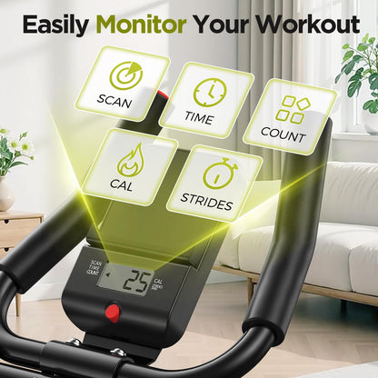 FLYBIRD Ab Workout Equipment, Adjustable Ab Machine Full Body Workout for Home Gym, Strength Training Exercise Equipment for Body Shaping Foldable Waist Trainer Suitable for Beginner Red