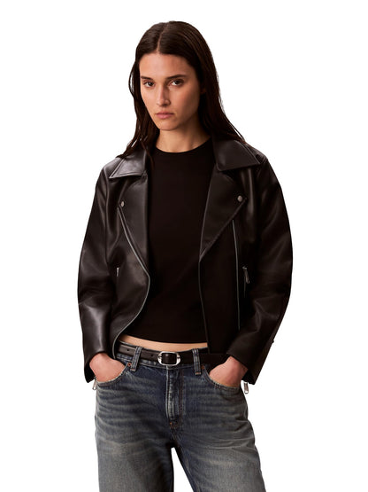 Calvin Klein Women's Classic Leather Jacket