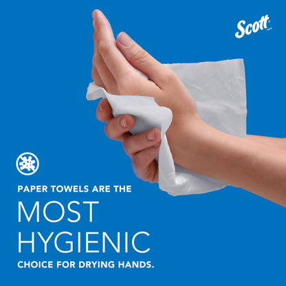 Scott Professional Multifold Paper Towels, Bulk (01804), with Absorbency Pockets, 9.2" x 9.4" sheets, White (250 Sheets/Pack, 16 Packs/Case, 4,000 Sheets/Case)