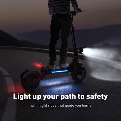iScooter Electric Scooter Adults, 1000W Motor Up to 28 MPH Top Speed & 40 Miles Long Range E Scooter, 11" Off-Road Pneumatic Tire Scooter for Adults