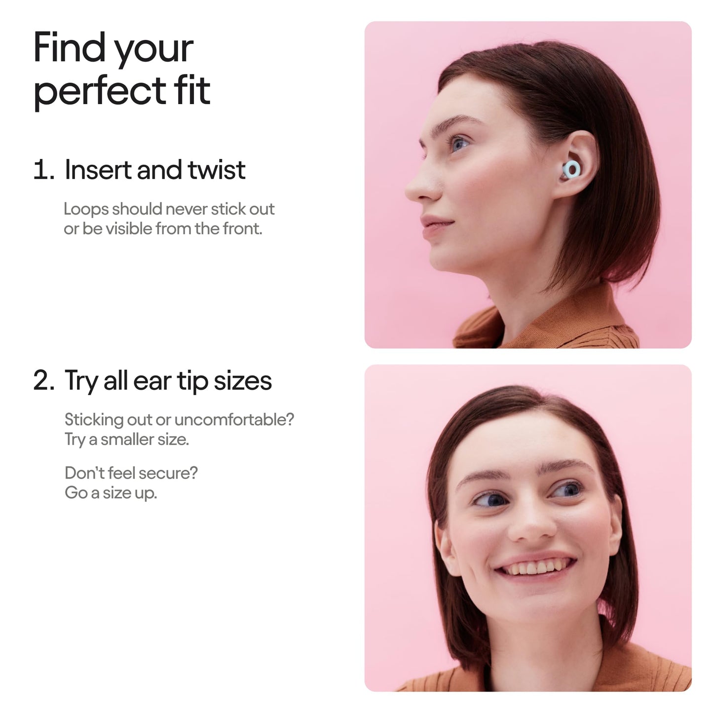 Loop Quiet 2 Ear Plugs - Ultra-Comfy Reusable Noise-Reducing Earplugs for Sleep, Deep Focus, Travel, Sensitivity | Flexible Hearing Protection | Customizable Fit | 24dB (SNR) Noise Reduction