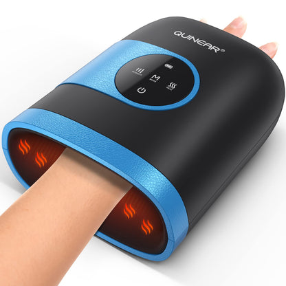 QUINEAR Hand Massager, Cordless Hand Massager with Heat and Compression for Arthritis, Carpal Tunnel and Stiff Joints - Gifts for Women Men