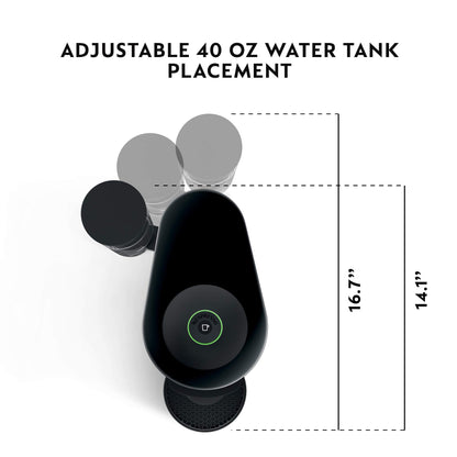 Nespresso VertuoPlus Coffee and Espresso Machine by De'Longhi with Milk Frother, Ink Black