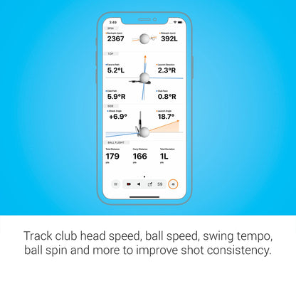 Garmin Approach R10, Portable Golf Launch Monitor, Take Your Game Home, Indoors or to The Driving Range, Up to 10 Hours Battery Life - 010-02356-00