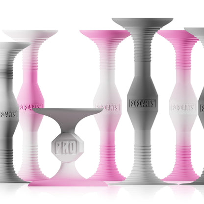 Popdarts PRO Pack Game Set (Pink & Gray) - Indoor, Outdoor Suction Cup Throwing Game - Competition with a POP
