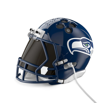 NFL Echo Dot Bundle: Includes Echo Dot | Charcoal and Limited-Edition NFL Helmet Stand | Seattle Seahawks
