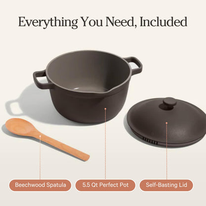 Our Place Perfect Pot, 6.5 Qt Nonstick Ceramic Pot & Dutch Oven with Lid