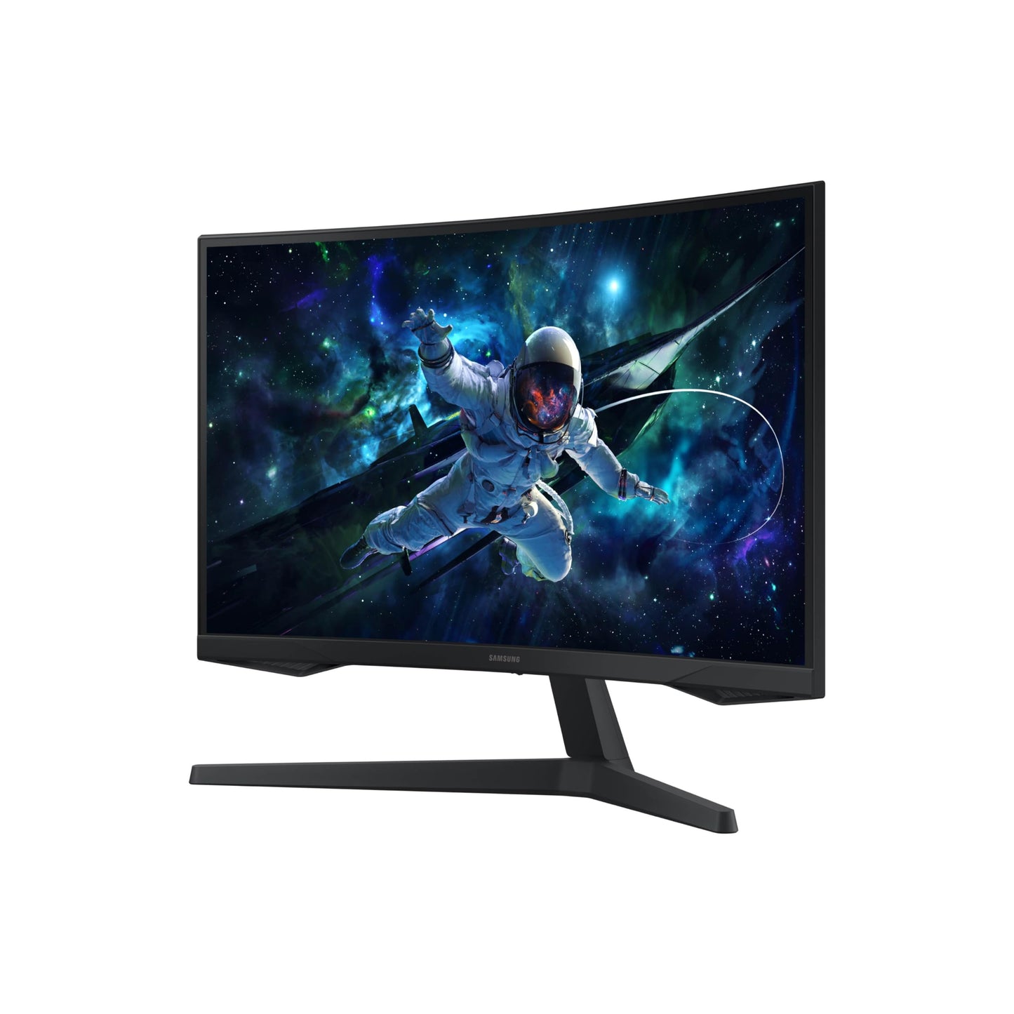 Samsung 32" Odyssey G55C Series QHD 1000R Curved Gaming Monitor, 1ms(MPRT), HDR10, 165Hz, AMD Radeon FreeSync, Eye Care, Glare Free, Sharp Resolution LS32CG550ENXZA