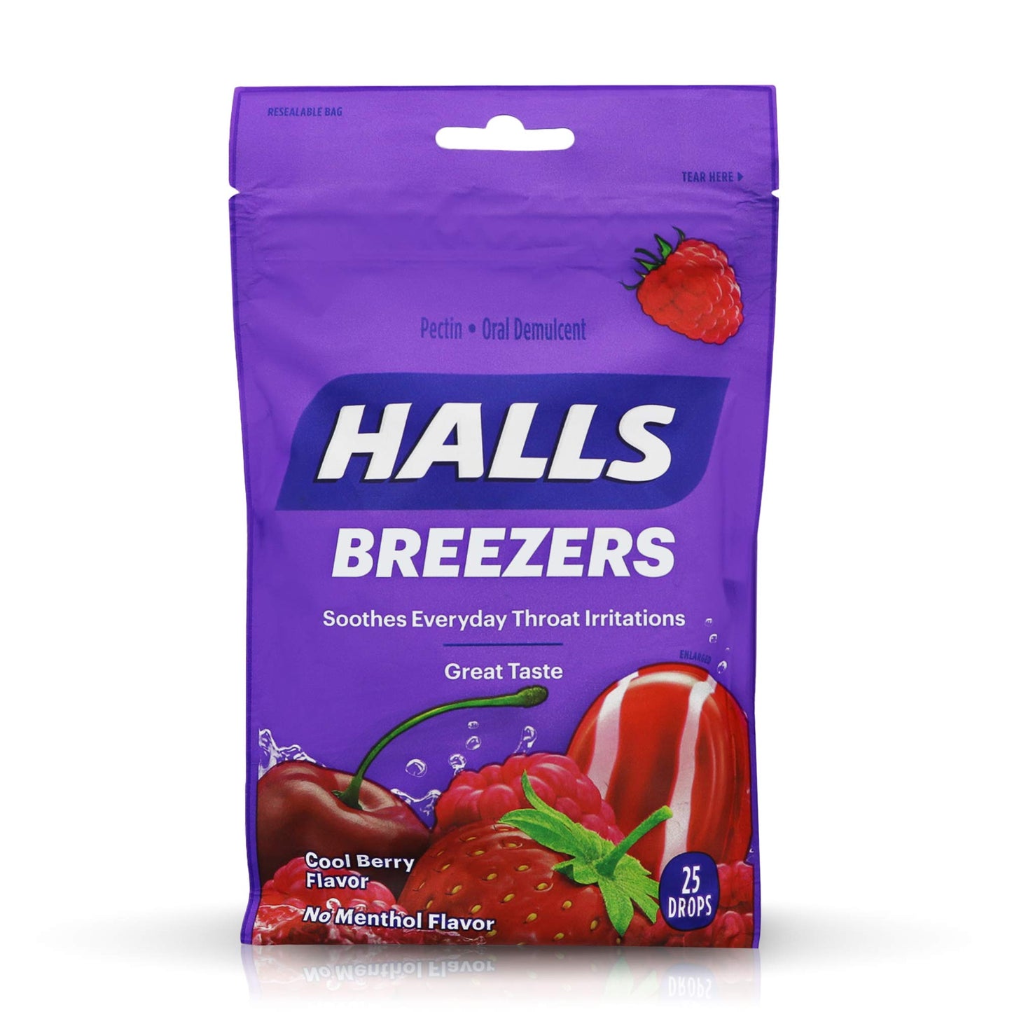 Halls Fruit Breezer Cool Berry