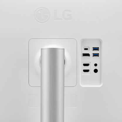 LG 27UP850K-W 27-inch Ultrafine 4K UHD (3840 x 2160) IPS Computer Monitor, 60Hz, 5ms, DisplayHDR 400, Built-in Speaker, HDMI, DisplayPort, USB Type-C 90W PD, Tilt/Height/Pivot Adjustable Stand, White