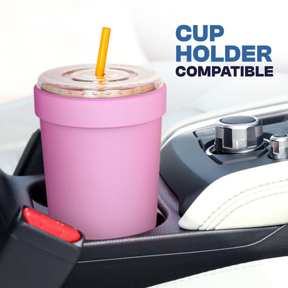 Frostbuddy | To Go Buddy - 30 oz Stainless Steel Vacuum Insulated Tumbler Cup - thermal cups for hot and cold drinks - stainless steel Tumbler Dunkin Cup (Picnic Perfect)